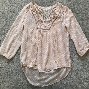 Daniel Rainn Women’s small sheer top with camisole